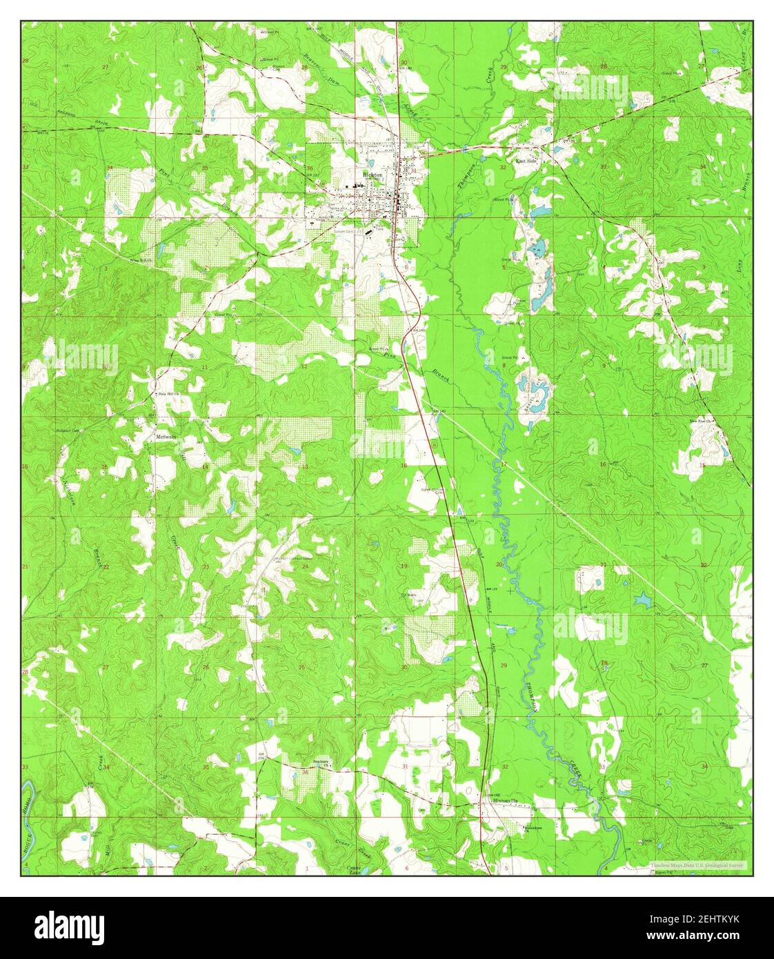 Map of richton mississippi Cut Out Stock Images & Pictures Alamy