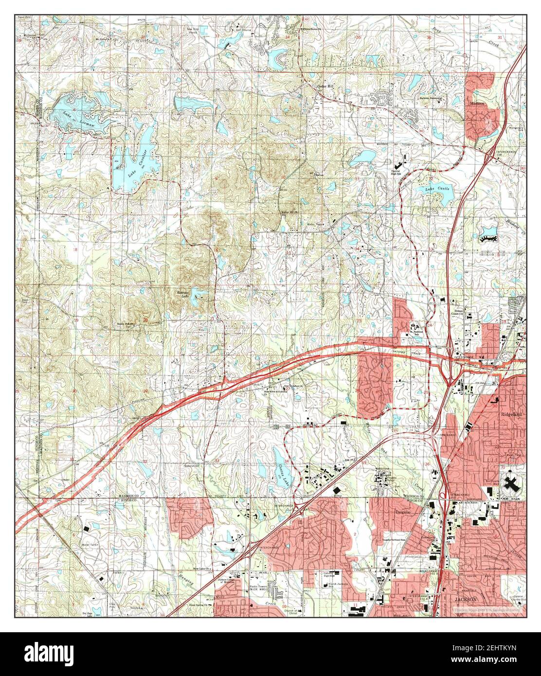Map of ridgeland hires stock photography and images Alamy