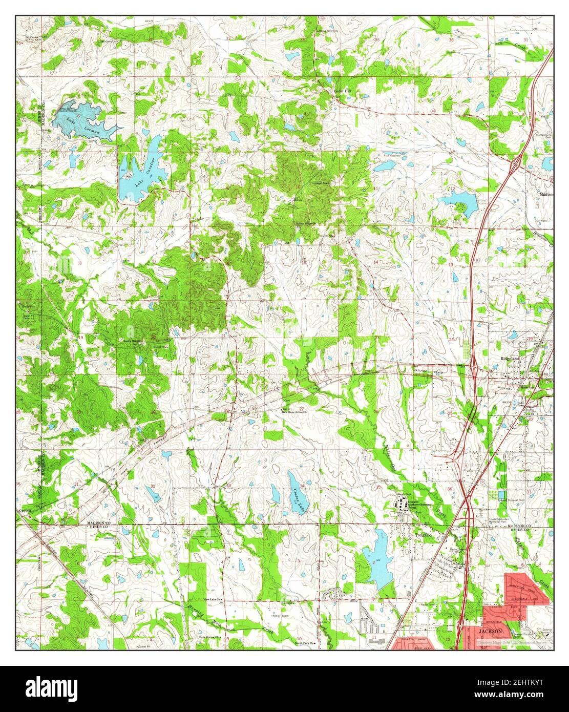 Map of ridgeland hires stock photography and images Alamy