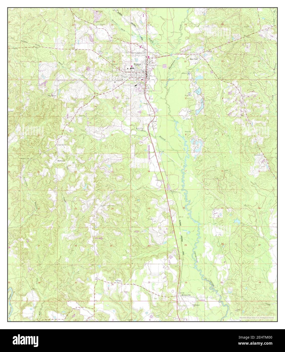 Richton map hires stock photography and images Alamy
