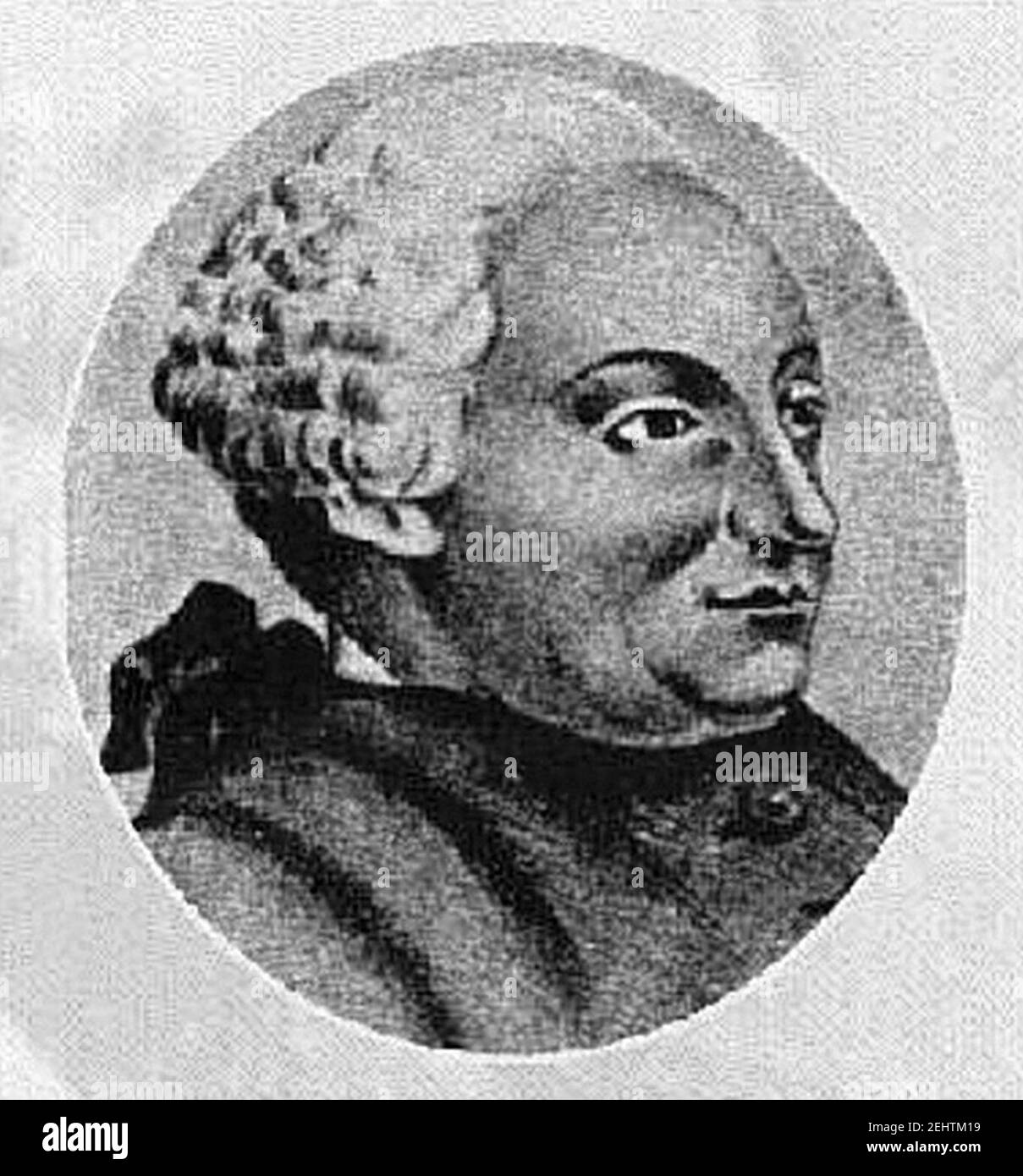 Paul Heinrich Dietrich Baron d'Holbach. Stock Photo