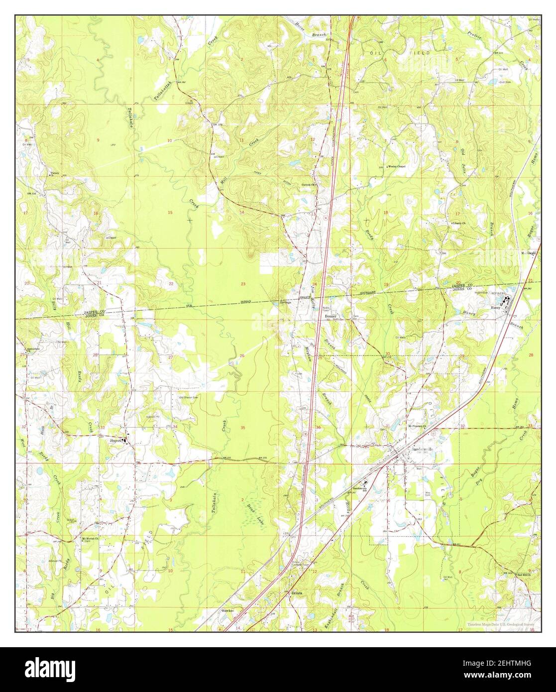 Map of sandersville hires stock photography and images Alamy