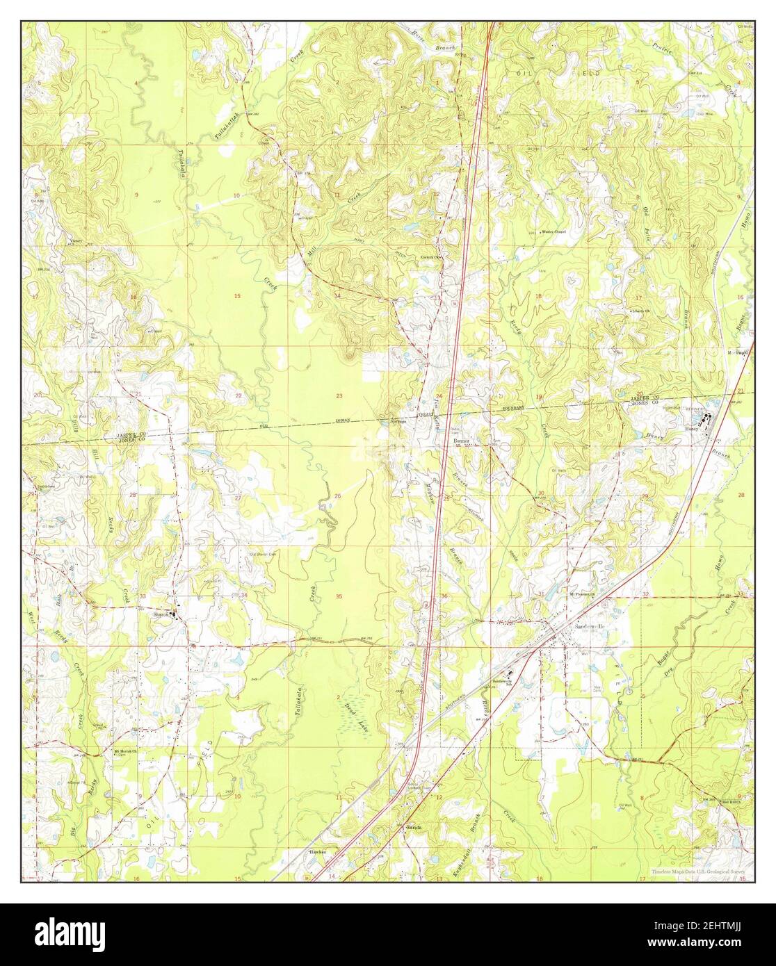 Map of sandersville hires stock photography and images Alamy