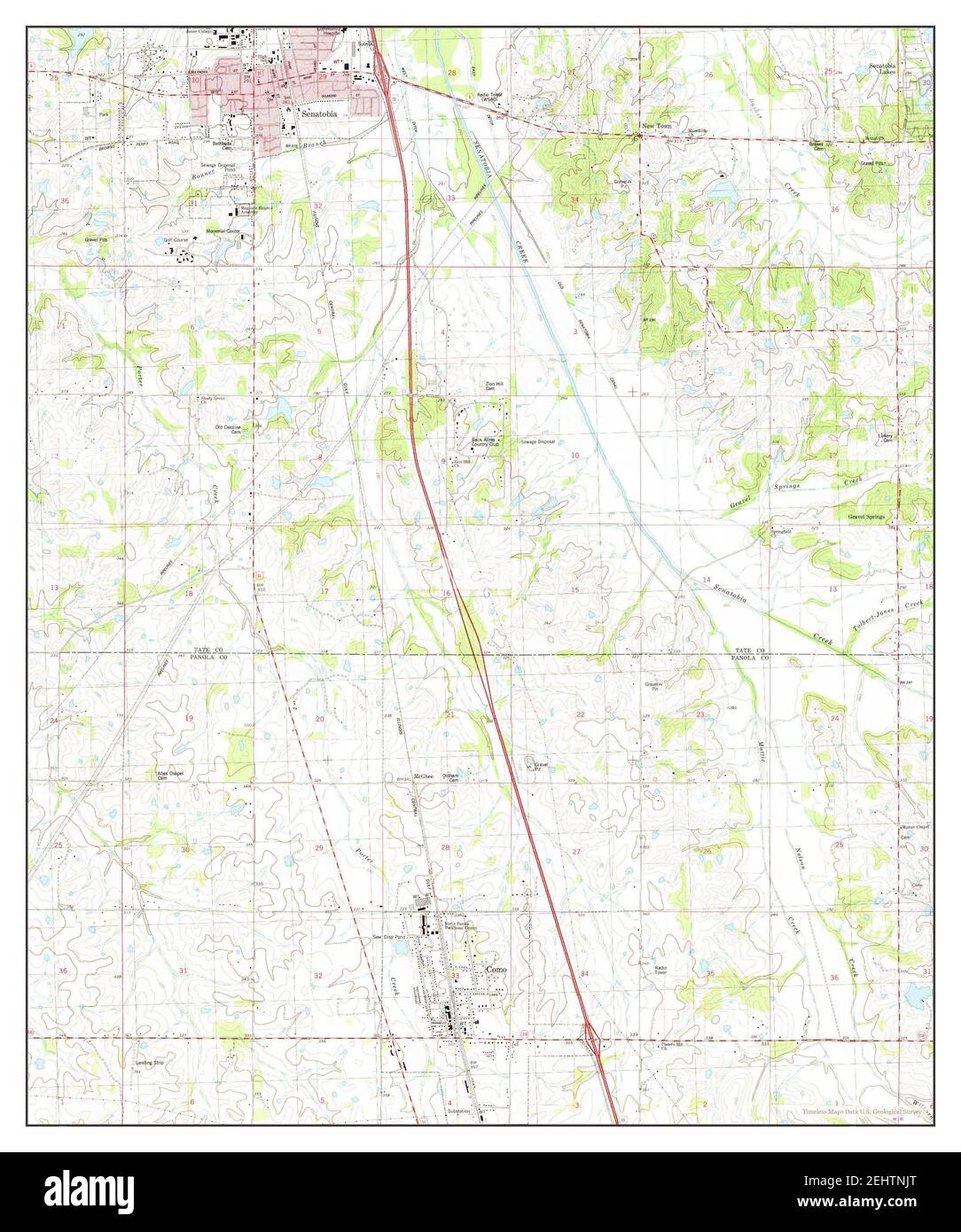 Senatobia mississippi map Cut Out Stock Images & Pictures Alamy