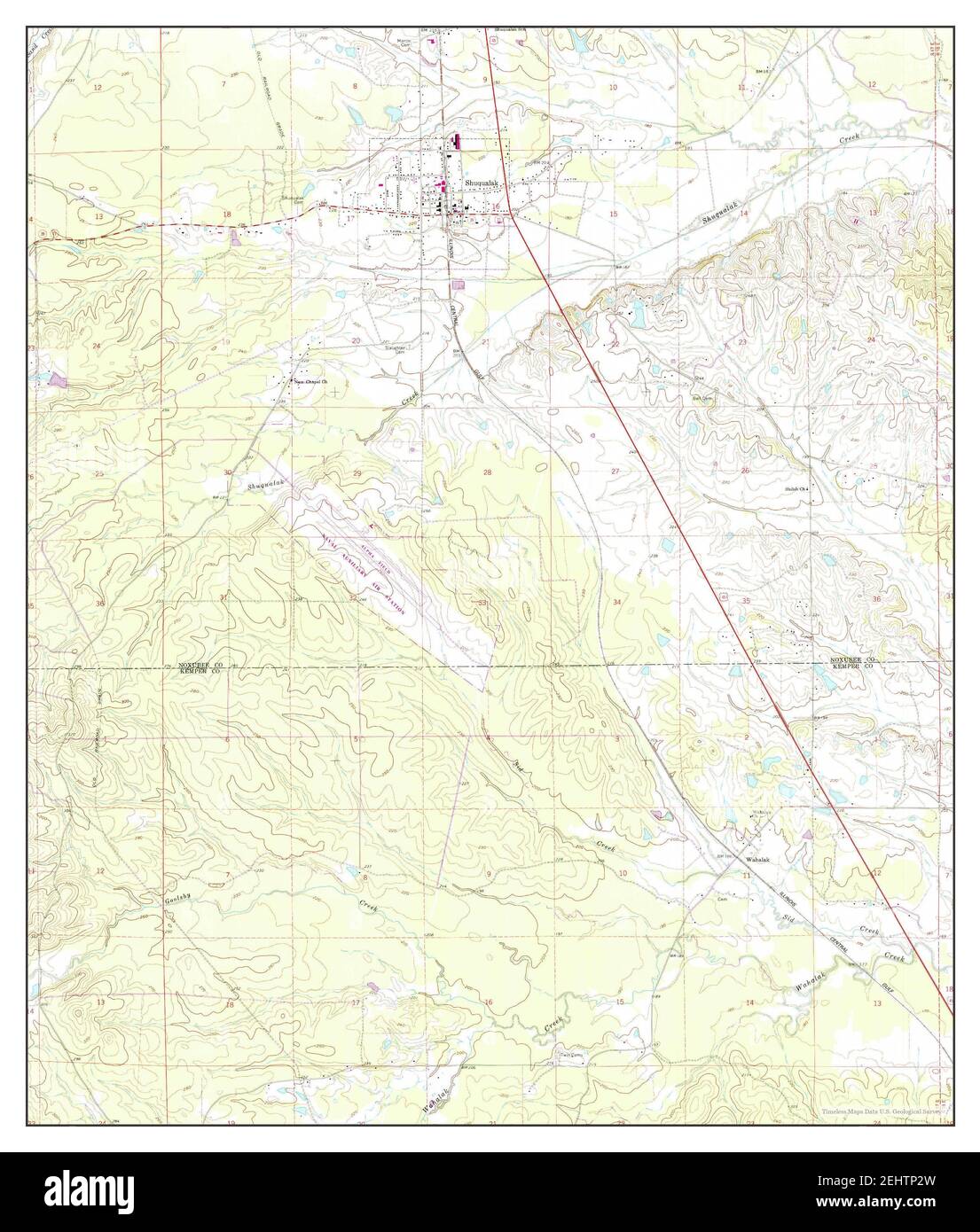 Map of shuqualak hires stock photography and images Alamy