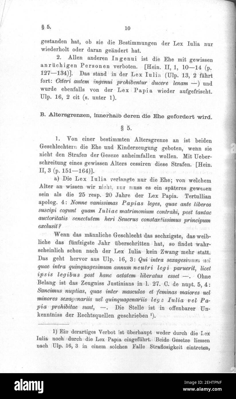 Paul Jörs Ueber das Verhältnis der Lex Iulia de maritandis ordinibus