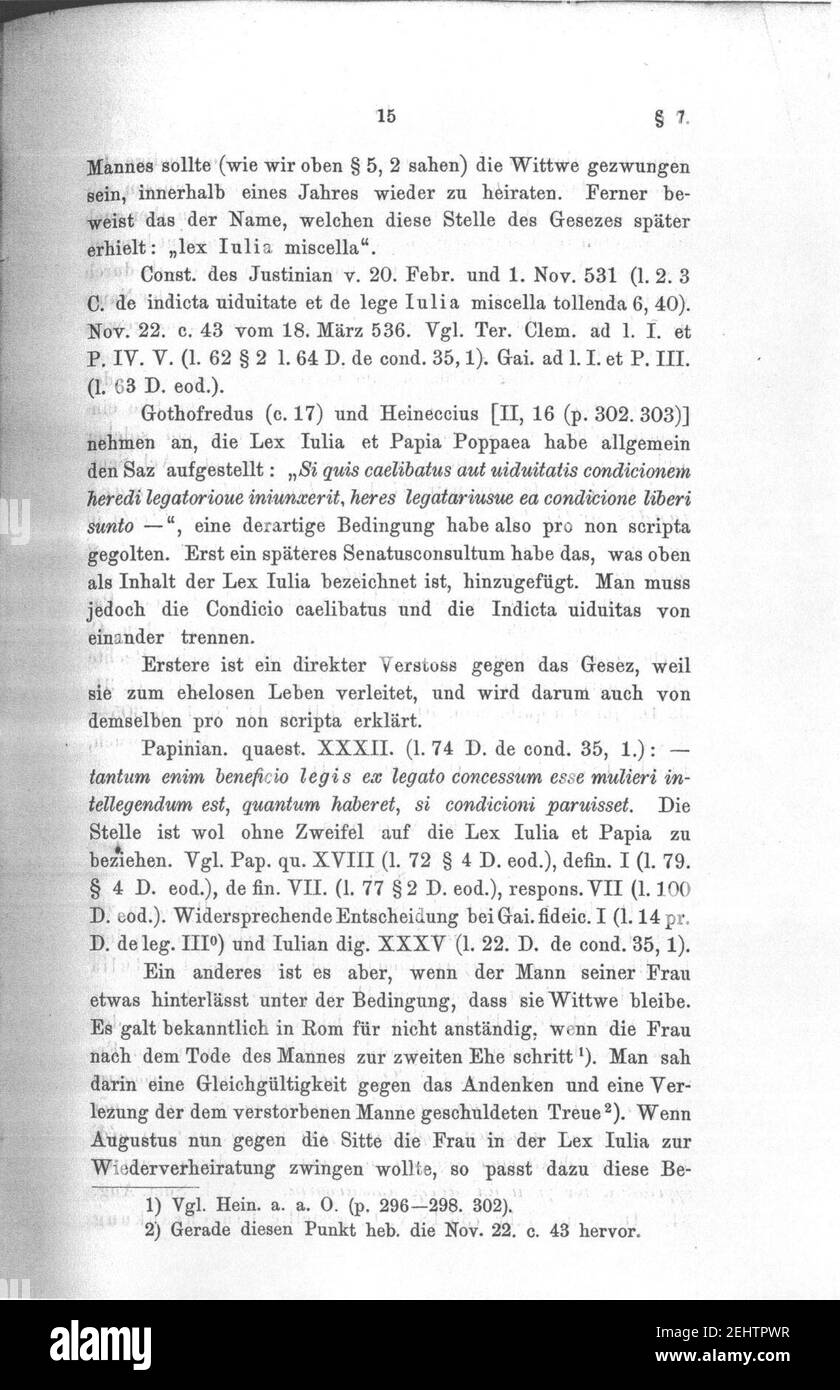 Paul Jörs Ueber das Verhältnis der Lex Iulia de maritandis ordinibus