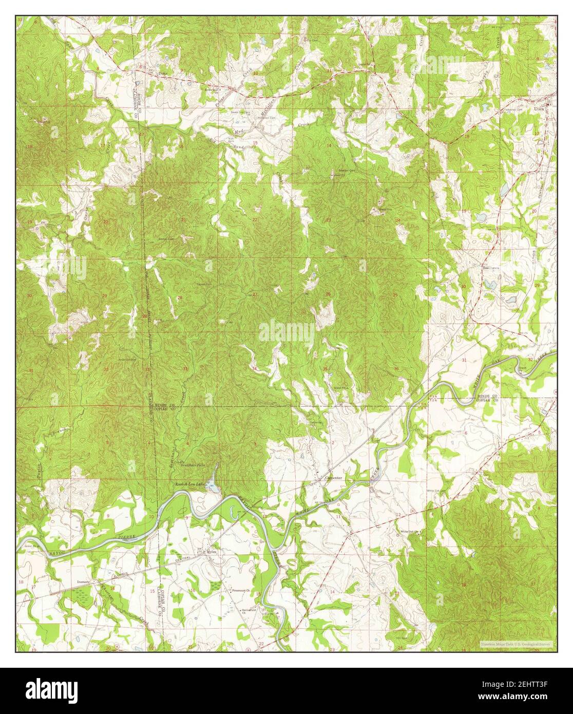 Utica mississippi map Cut Out Stock Images & Pictures Alamy
