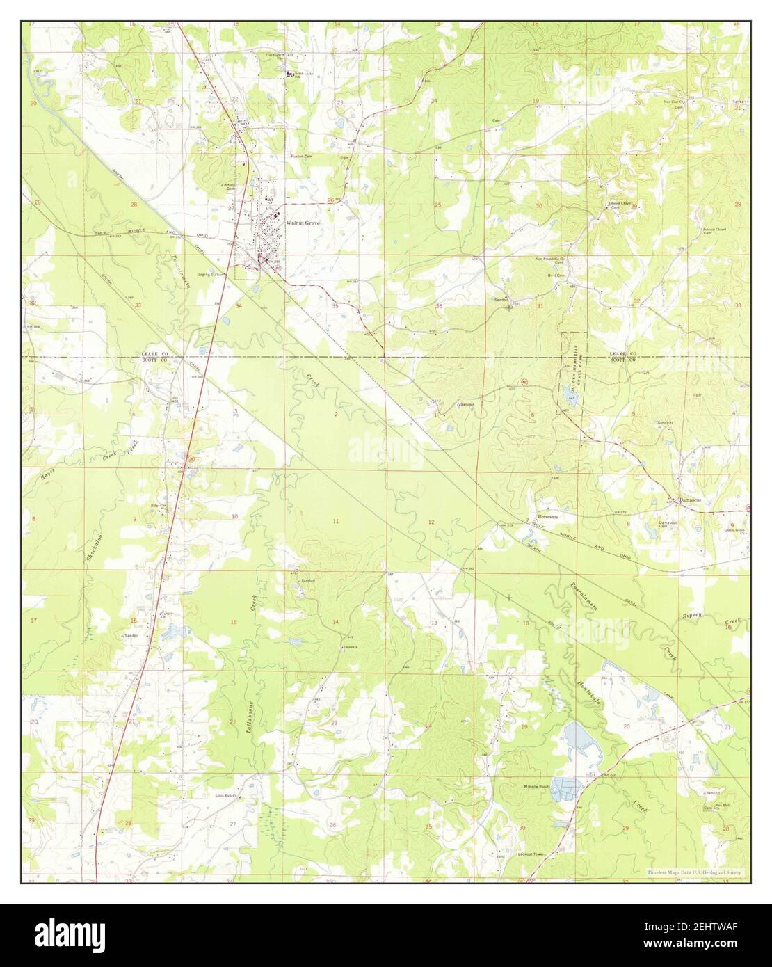 Walnut grove state map hires stock photography and images Alamy
