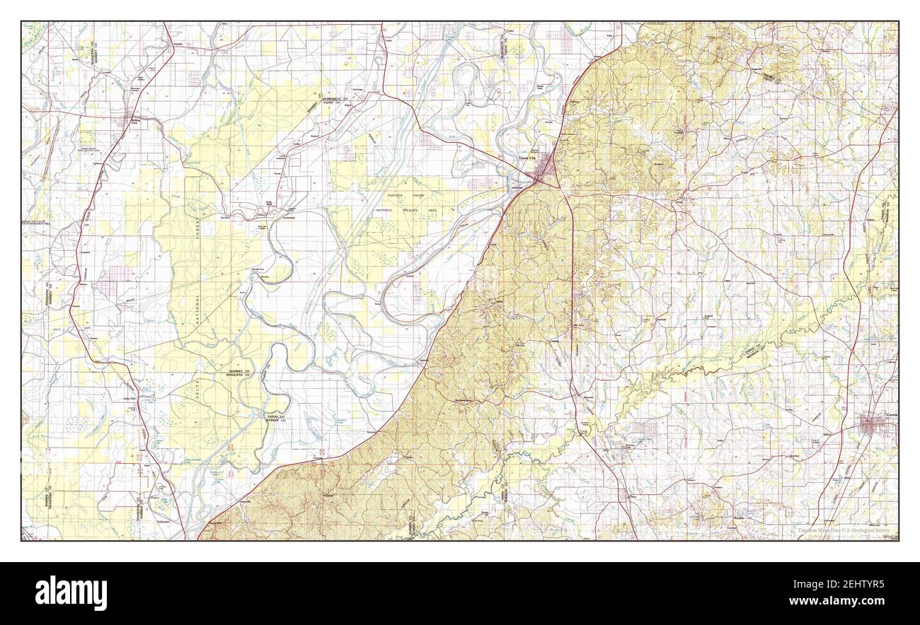 Yazoo City Ms Map Yazoo City, Mississippi, Map 1984, 1:100000, United States Of America By  Timeless Maps, Data U.s. Geological Survey Stock Photo - Alamy