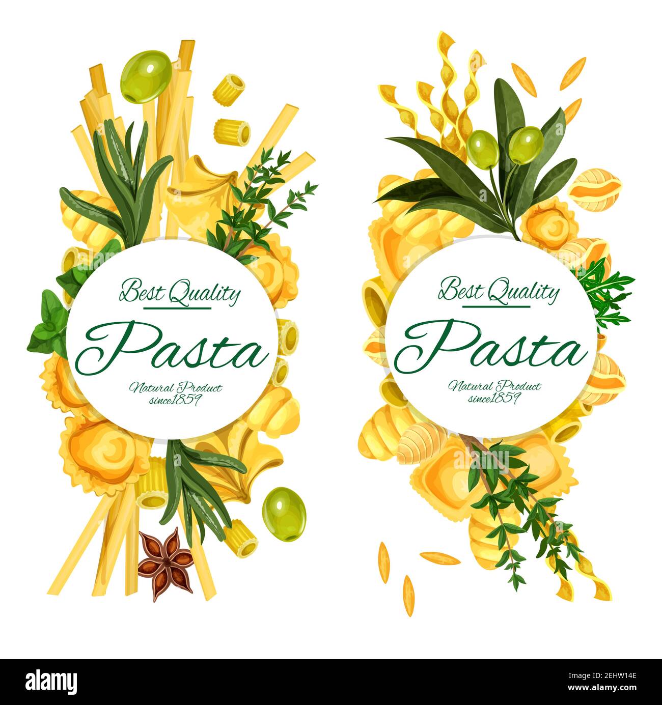 Rocchetti pasta Stock Vector Images - Alamy