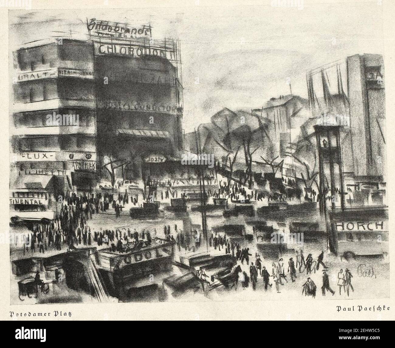 Paul Paeschke Potsdamer Platz, 1929 Stock Photo Alamy