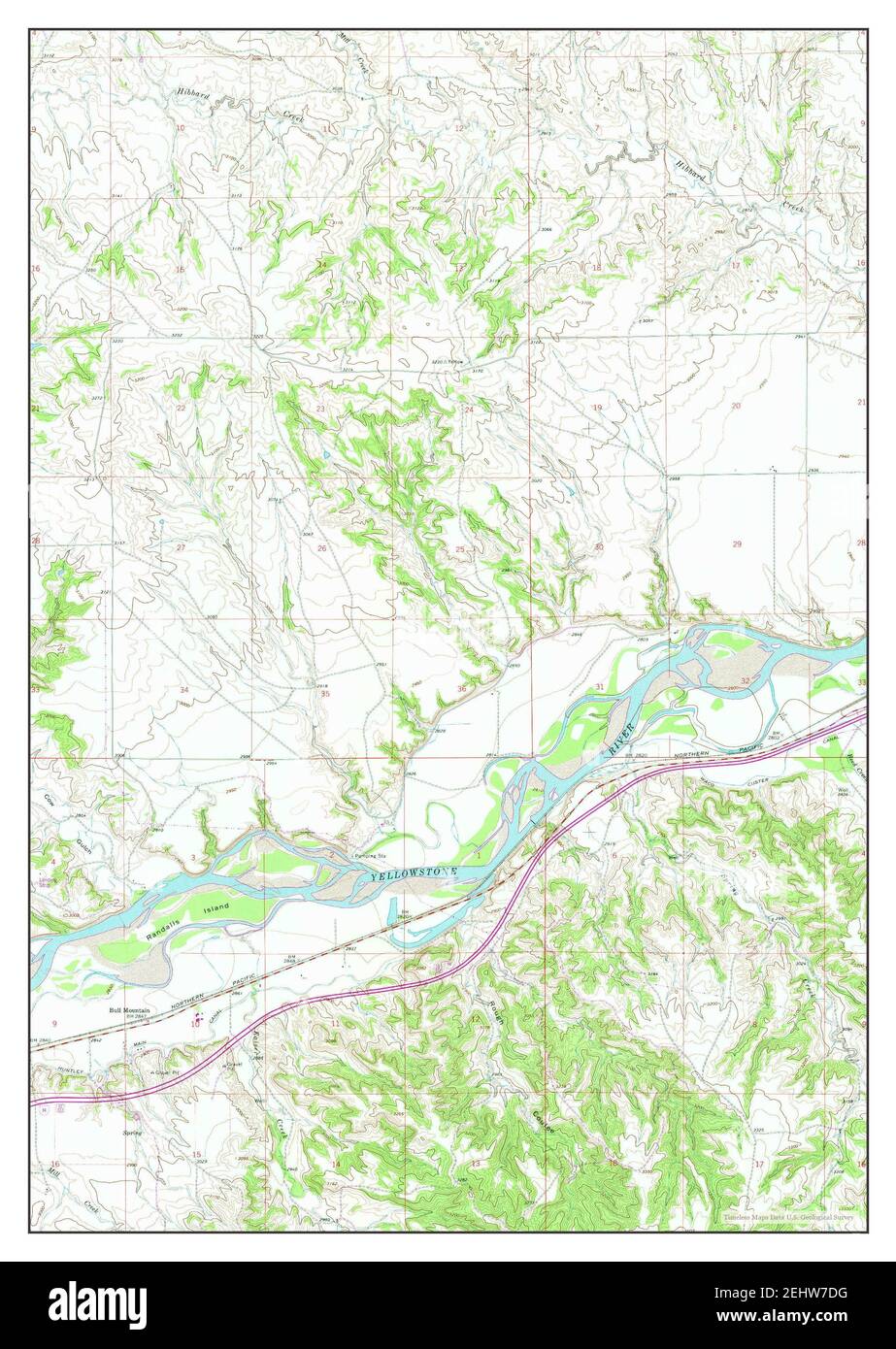 Bull Mountains Montana Map S Bull Cut Out Stock Images & Pictures - Page 2 - Alamy