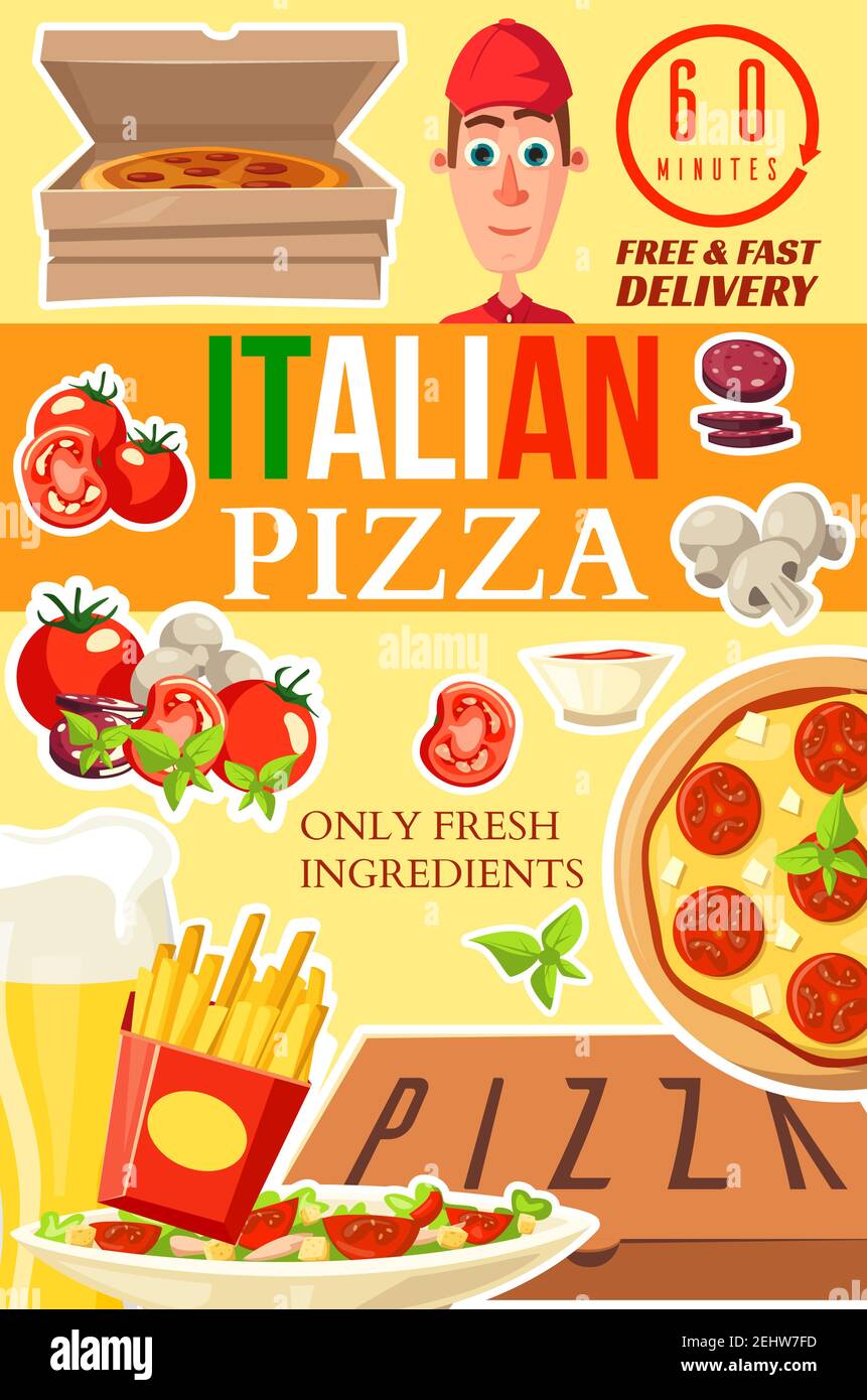 fast pizza delivery menu