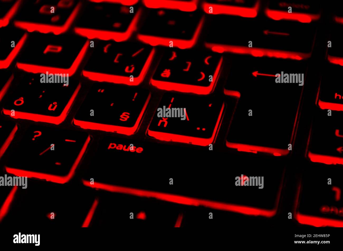Laptop with red light keyboard deals