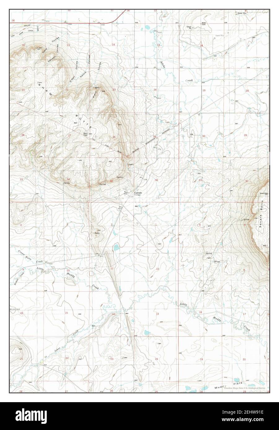 Cascade Colony Montana map 1983 - Cascade Colony Montana Map 1983 124000 United States Of America By Timeless Maps Data Us Geological Survey 2EHW91E 