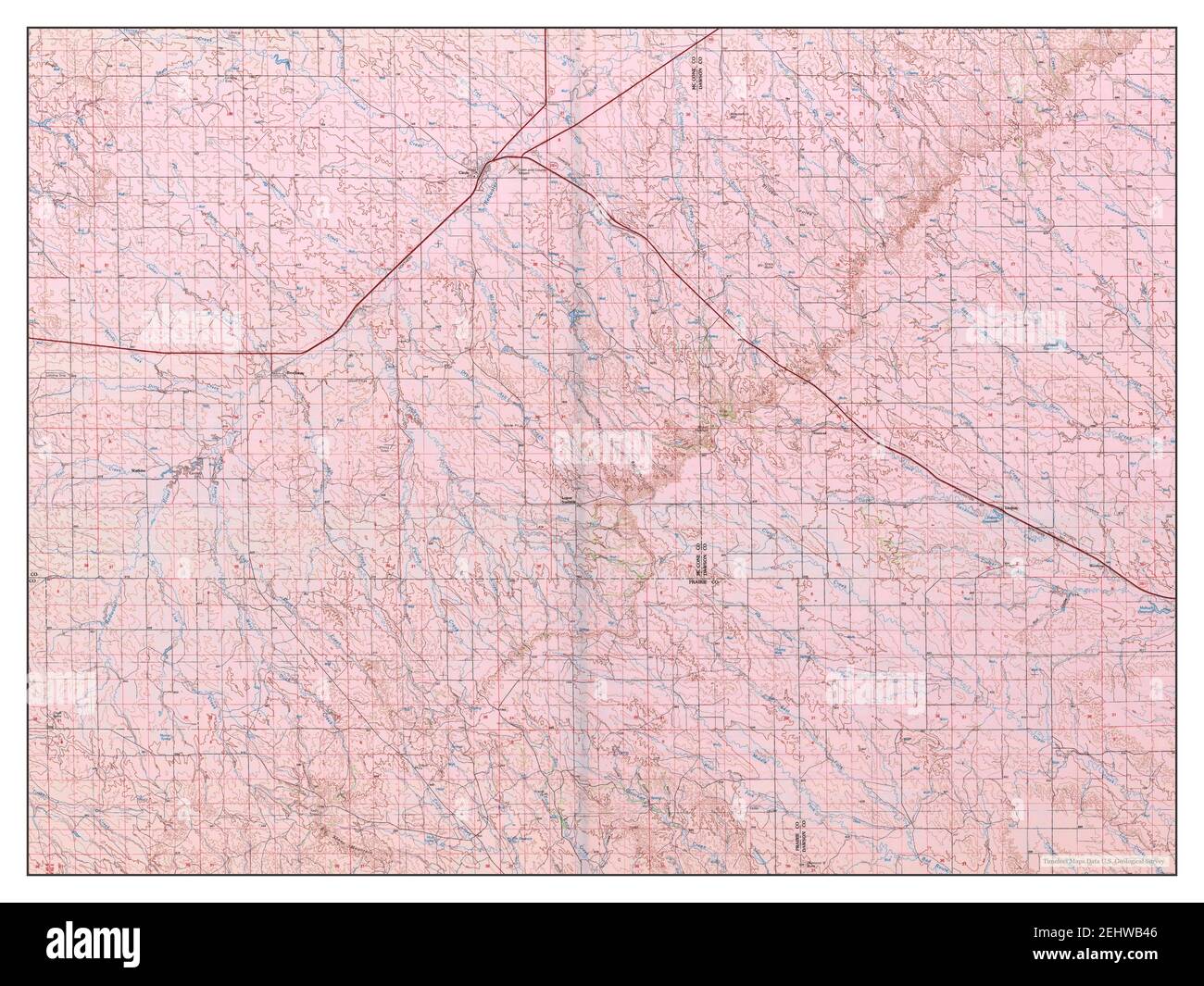 Circle montana map hires stock photography and images Alamy