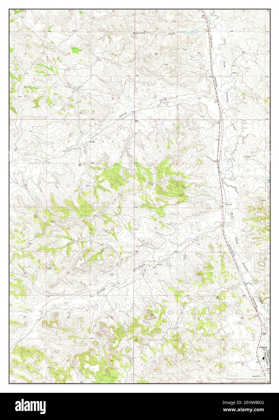 Colstrip montana map Cut Out Stock Images & Pictures Alamy