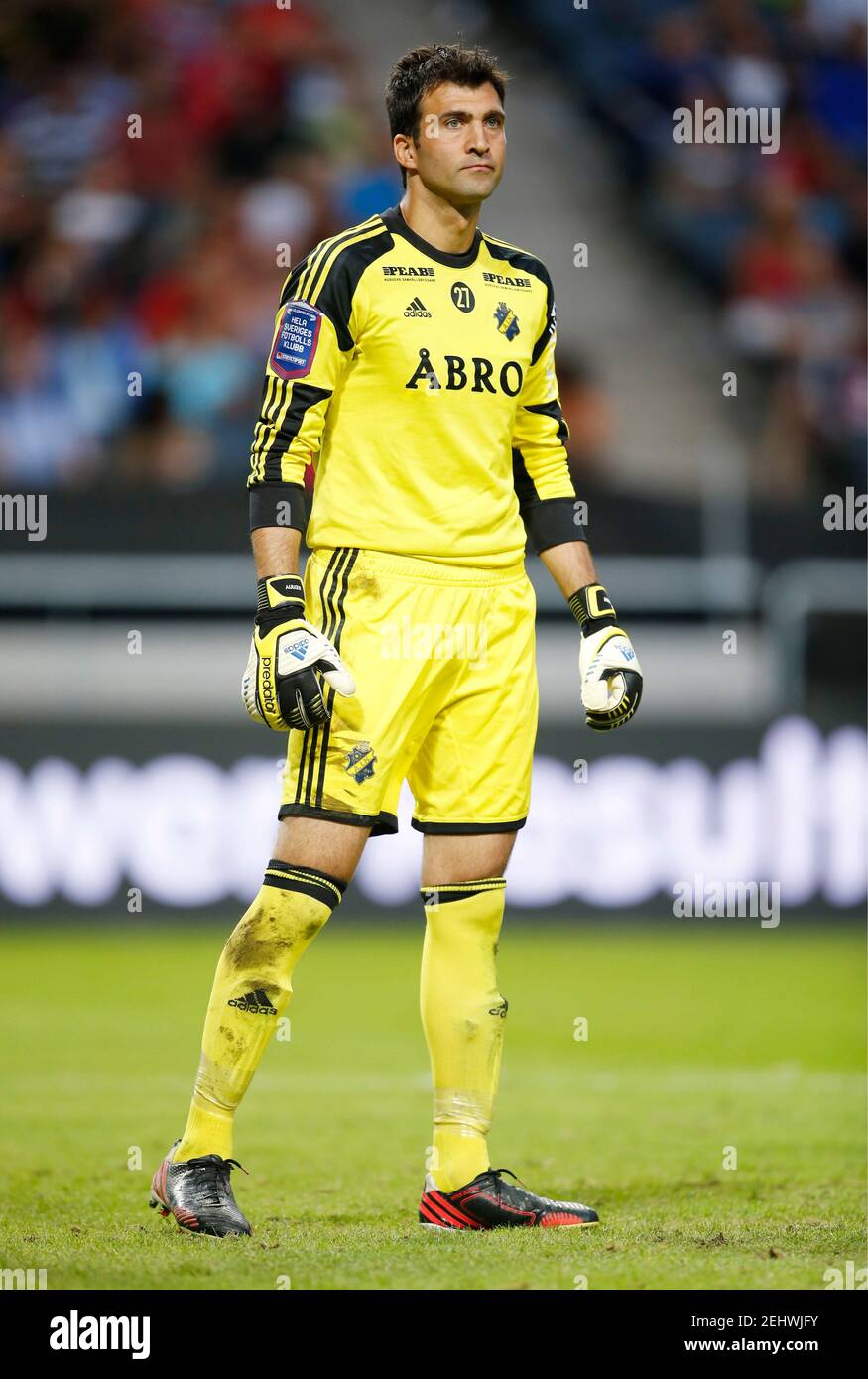 Football - AIK Stockholm v Manchester United - Pre Season Friendly -  Friends Arena, Stockholm, Sweden - 13/14 - 6/8/13 Kenny Stamatopoulos - AIK  Stockholm Mandatory Credit: Action Images / John Sibley Stock Photo - Alamy