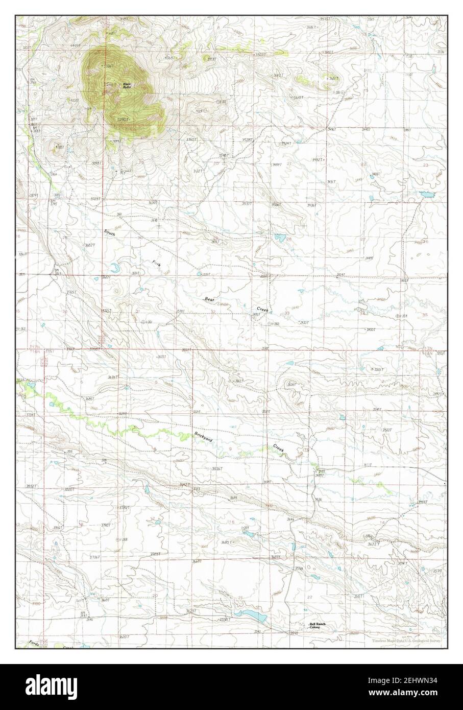 Grass range montana map Cut Out Stock Images & Pictures Alamy