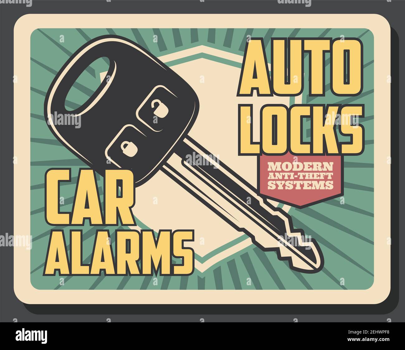 Car central lock Stock Vector Images Alamy