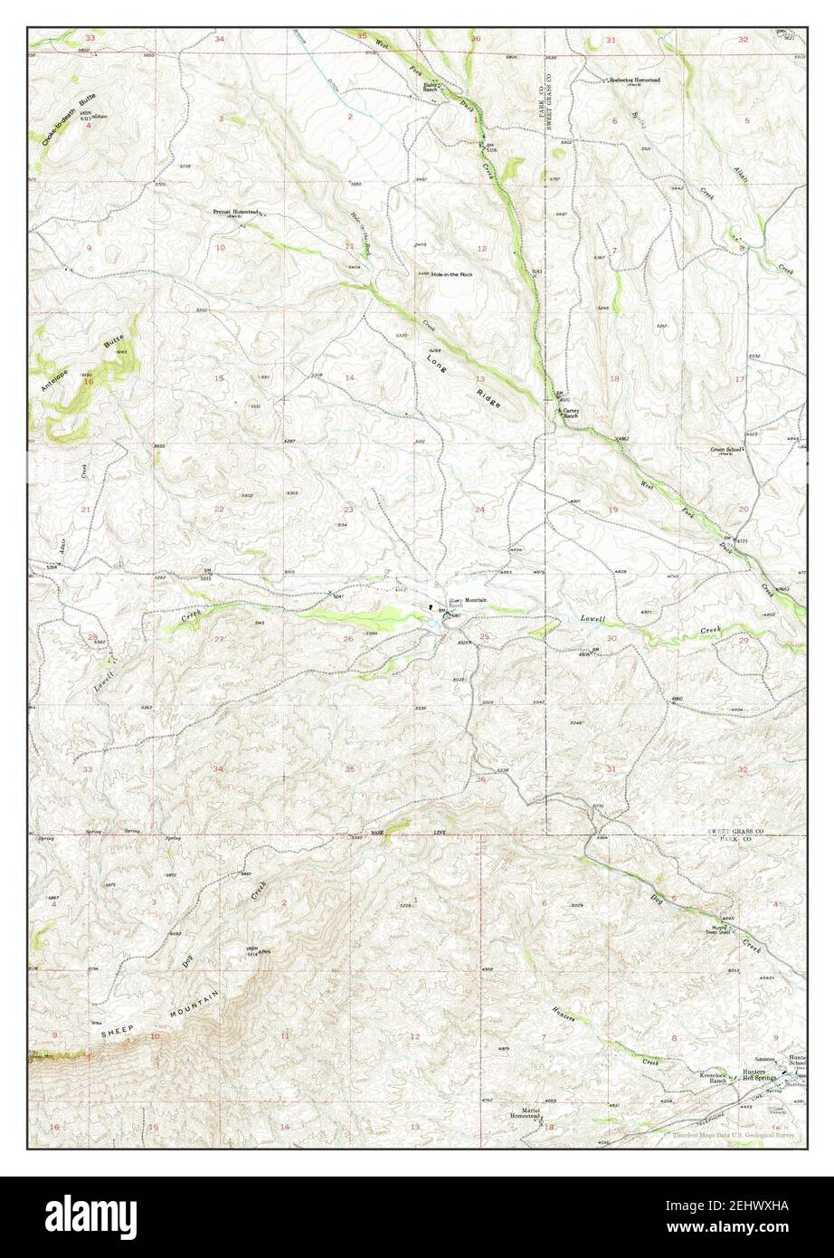 Map of hot springs montana hires stock photography and images Alamy