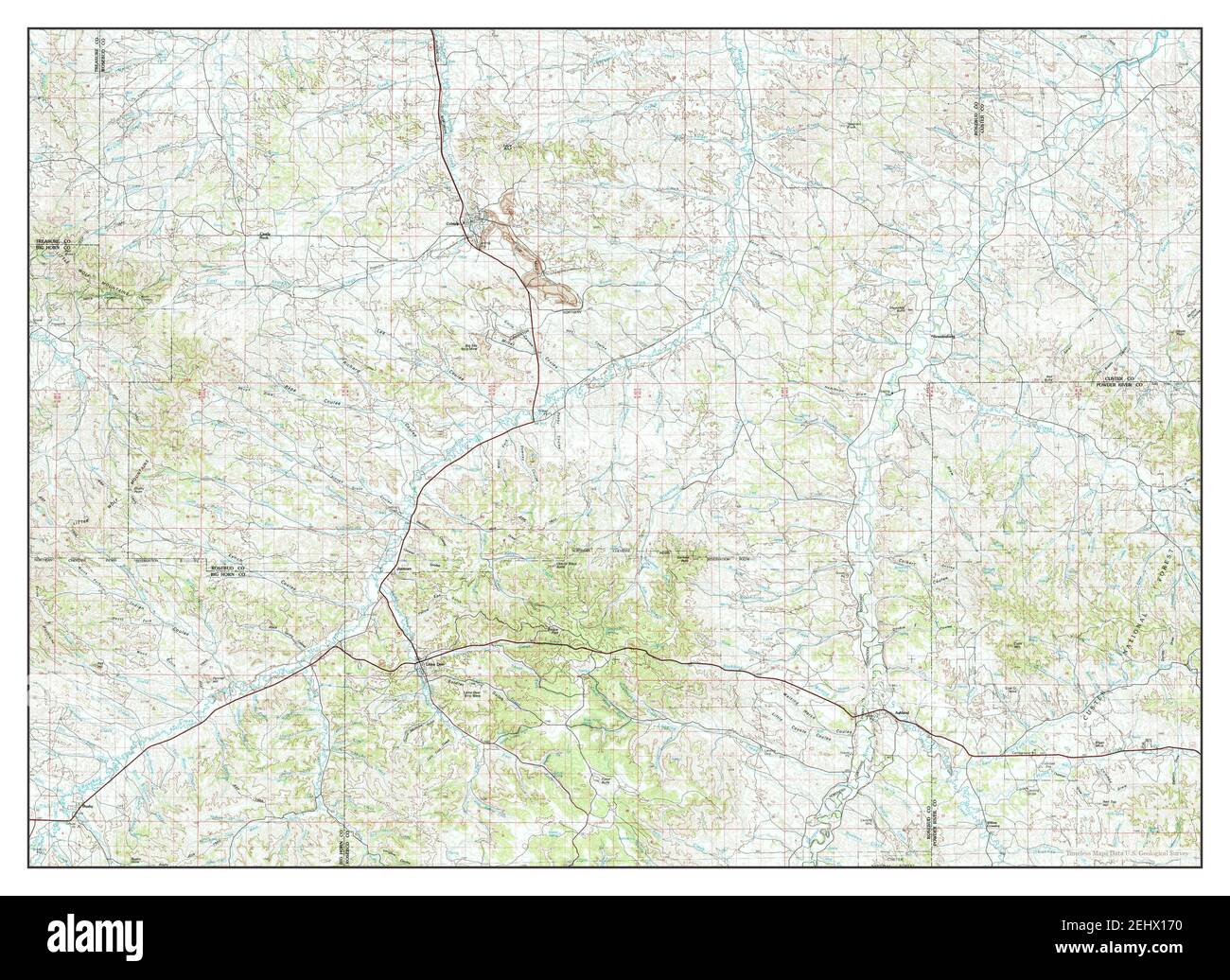 Lame Deer Montana Map Lame Deer Montana Map High Resolution Stock Photography And Images - Alamy