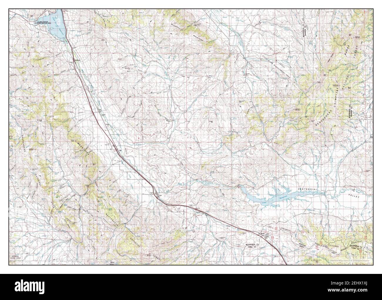 Lima montana map hires stock photography and images Alamy