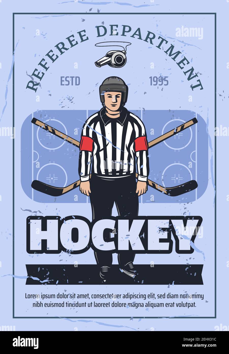 Hockey Referee by Vector Tradition SM #1631220
