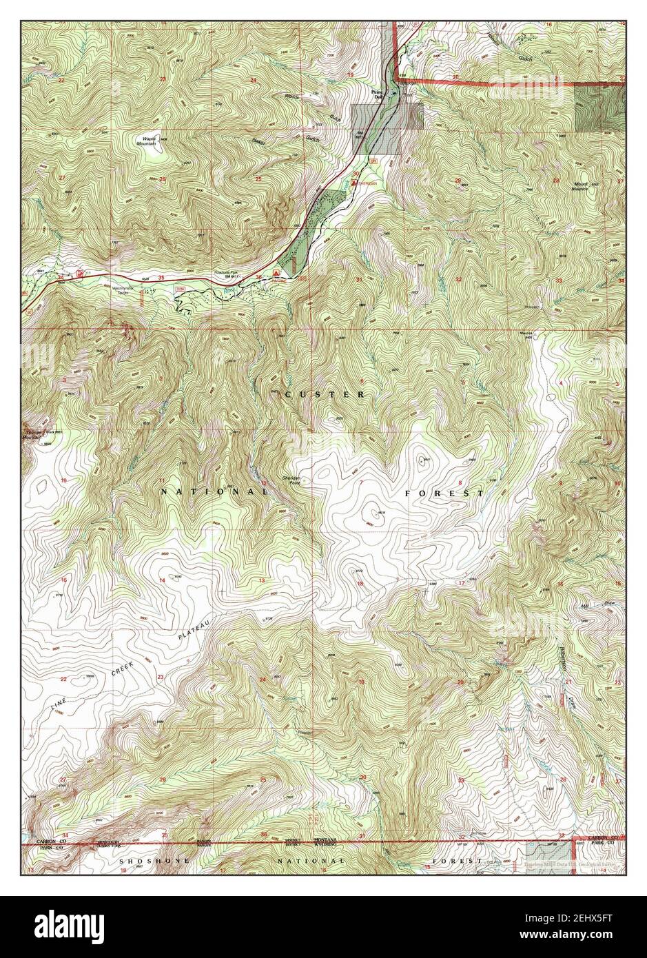 Mount Maurice, Montana, map 1996, 1:24000, United States of America by ...