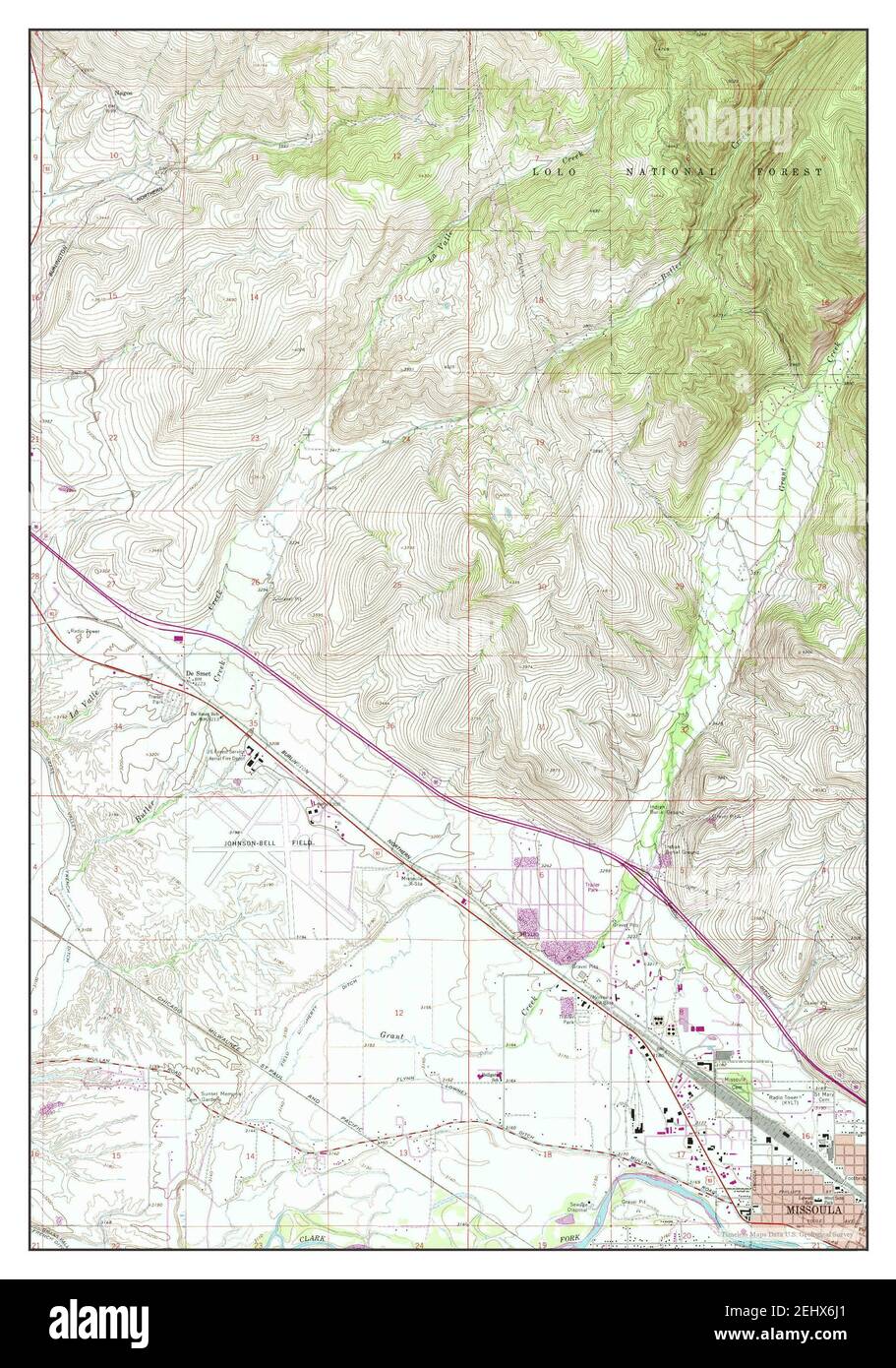 Northwest Missoula Montana map - Northwest Missoula Montana Map 1964 124000 United States Of America By Timeless Maps Data Us Geological Survey 2EHX6J1 