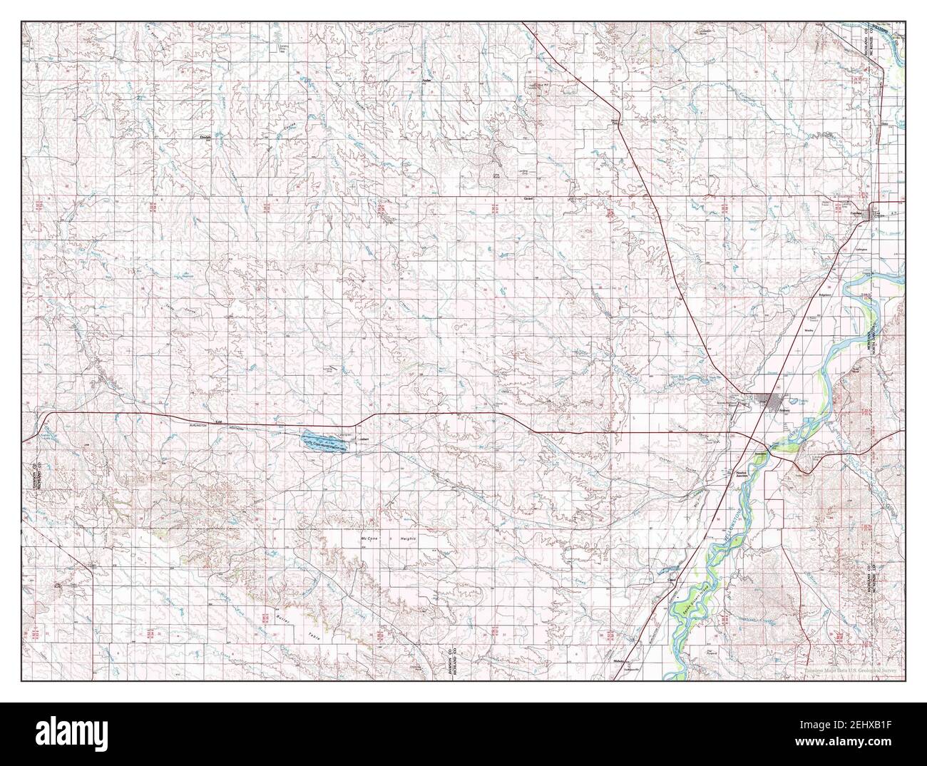 Sidney, Montana, map 1981, 1100000, United States of America by