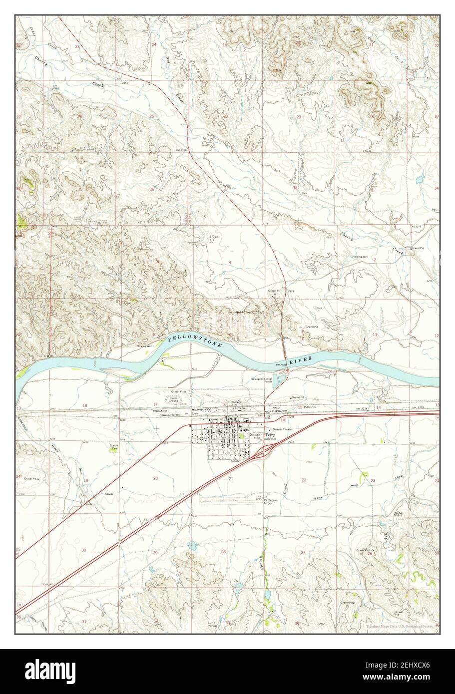 Terry montana map hires stock photography and images Alamy