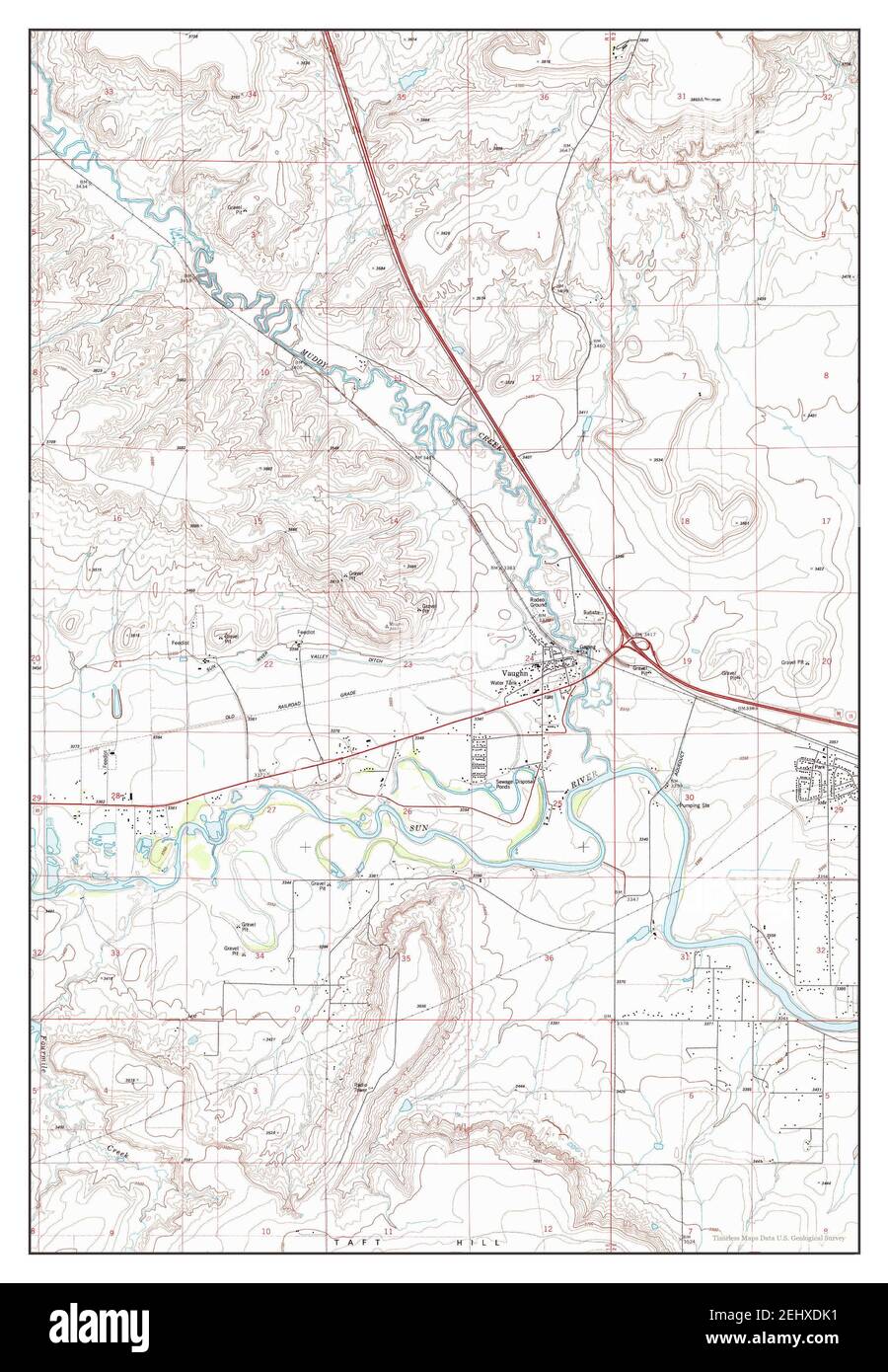Map of vaughn hires stock photography and images Alamy