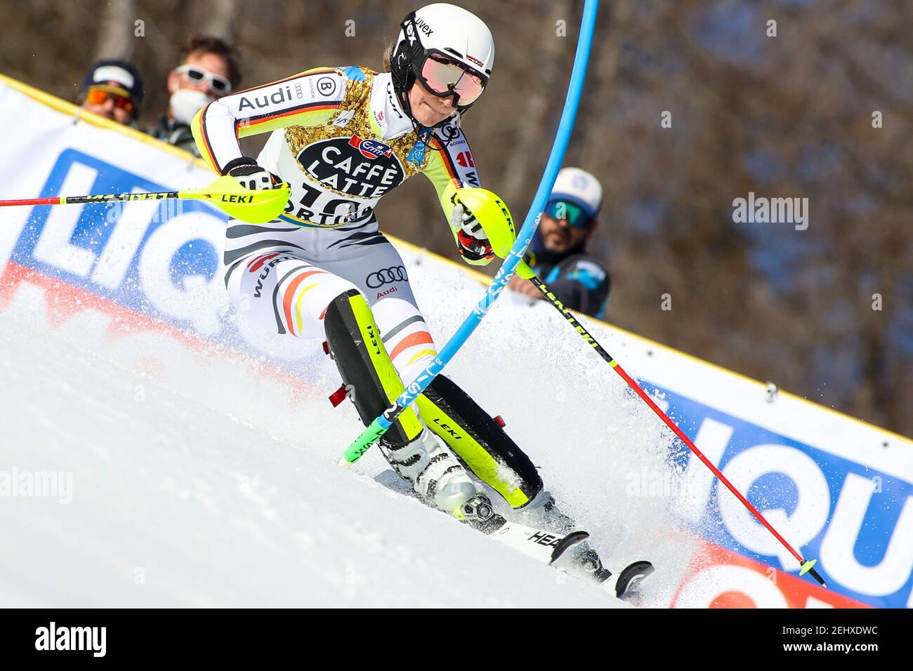 Lena DUERR (GER) during 2021 FIS Alpine World SKI Championships - Slalom - Women, alpine ski race in Cortina (BL), Italy