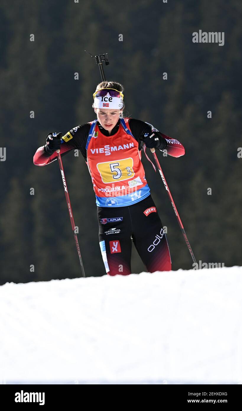 Pokljuka Slovenia 20th Feb 2021 Biathlon World Cup World Championships Relay 4 X 6 Km Women Ida Lien From Norway In Action Credit Sven Hoppe Dpa Alamy Live News Stock Photo Alamy