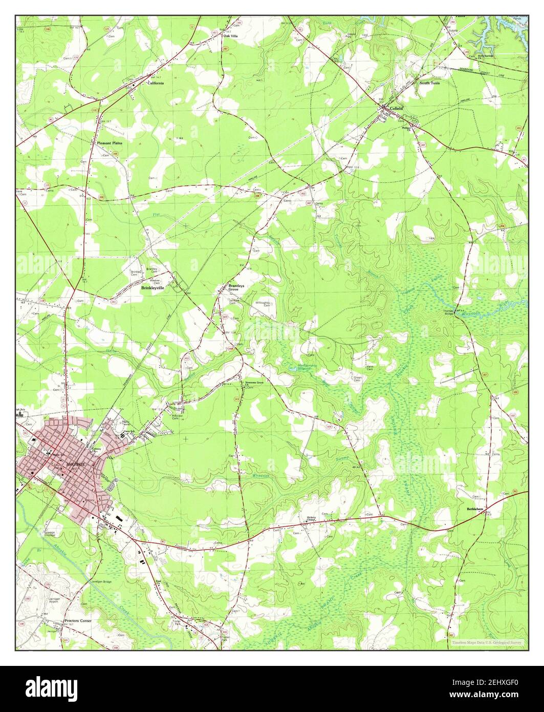 Map of ahoskie hires stock photography and images Alamy