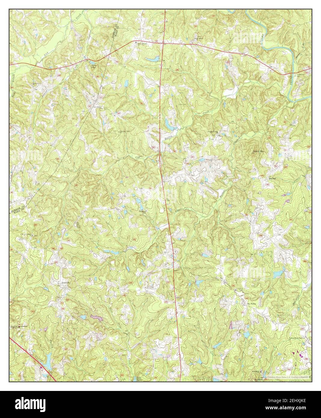 Bayleaf, North Carolina, map 1967, 124000, United States of America by
