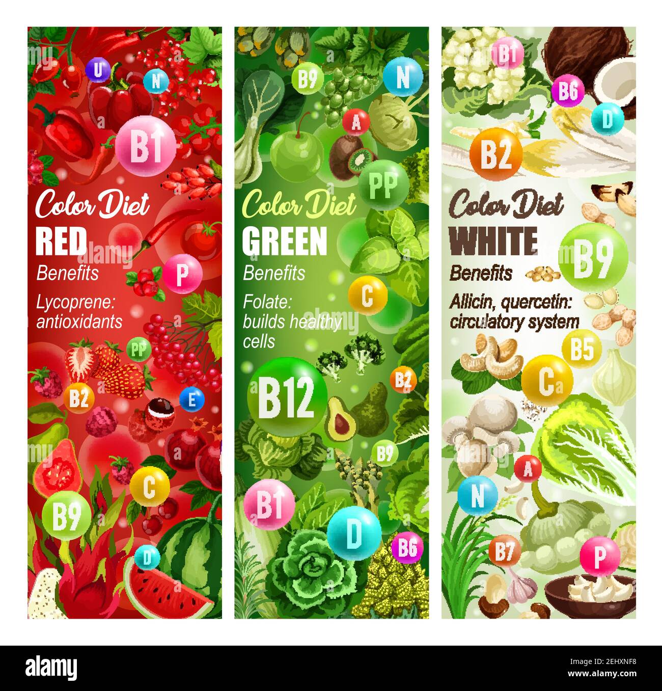 Benefits of eating nuts Stock Vector Images Alamy