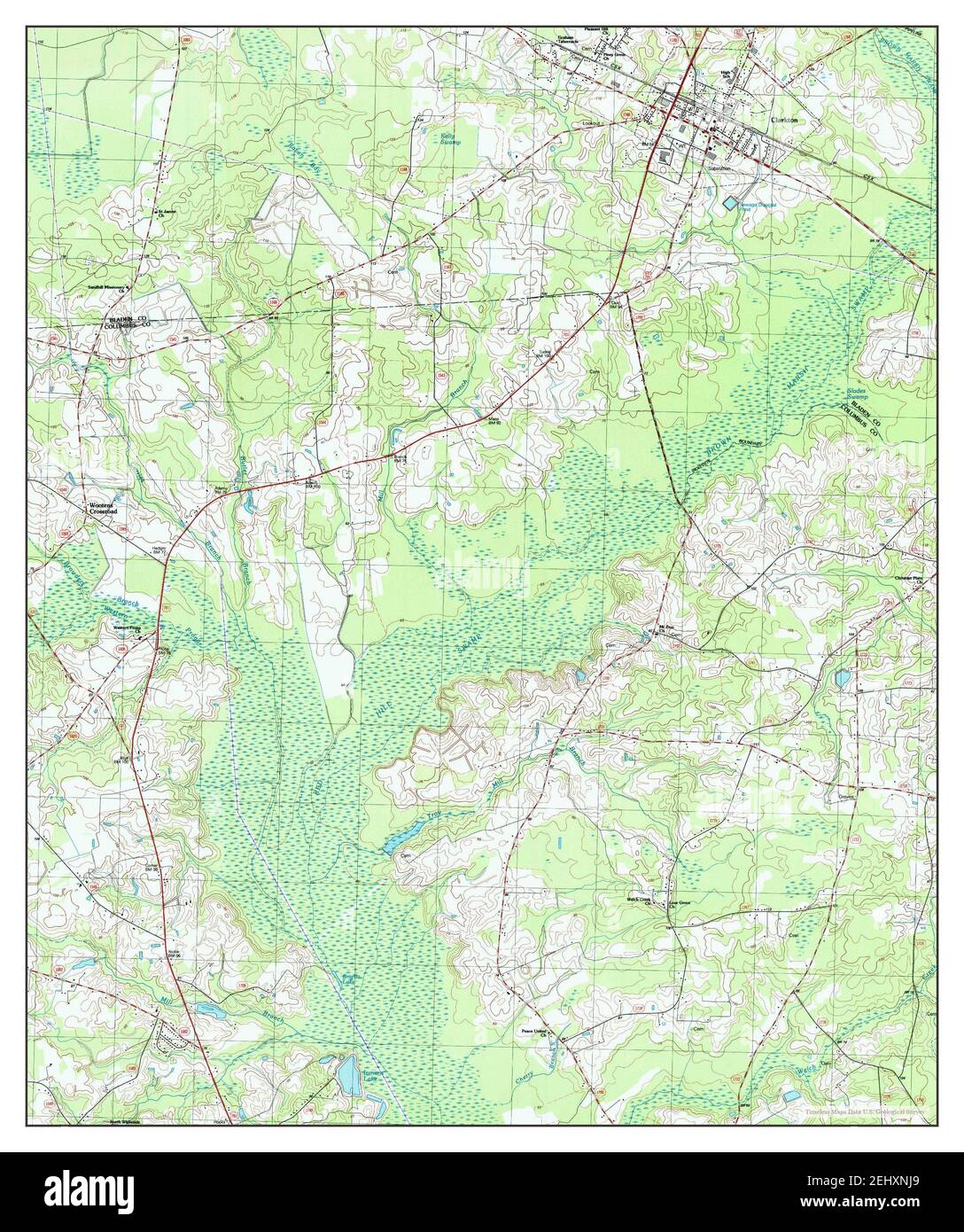 Map of clarkton hires stock photography and images Alamy