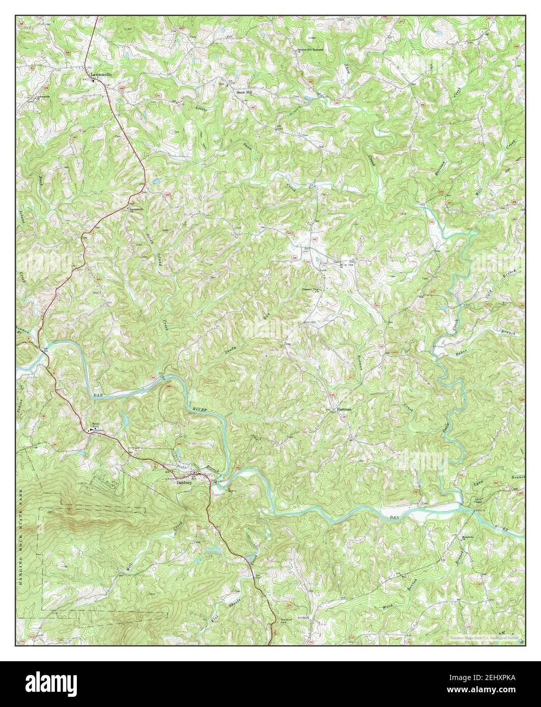 Danbury north carolina Cut Out - Danbury North Carolina Map 1971 124000 United States Of America By Timeless Maps Data Us Geological Survey 2EHXPKA