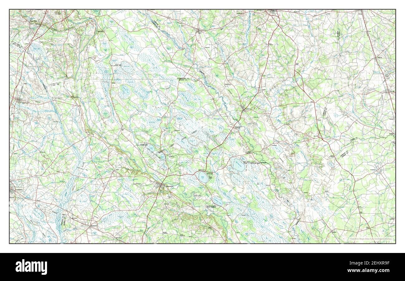 Elizabethtown, North Carolina, map 1982, 1100000, United States of