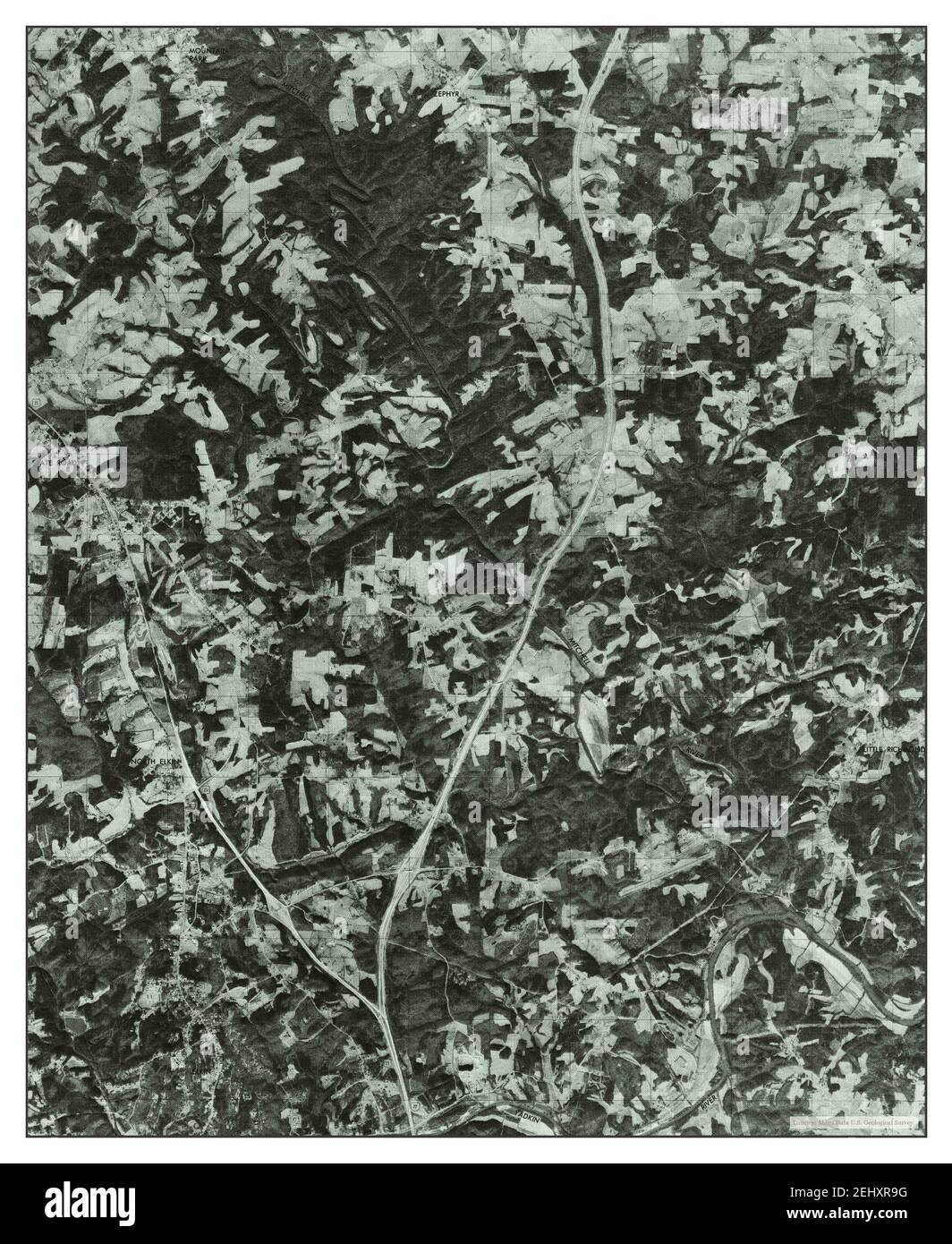 Map of elkin north carolina hires stock photography and images Alamy