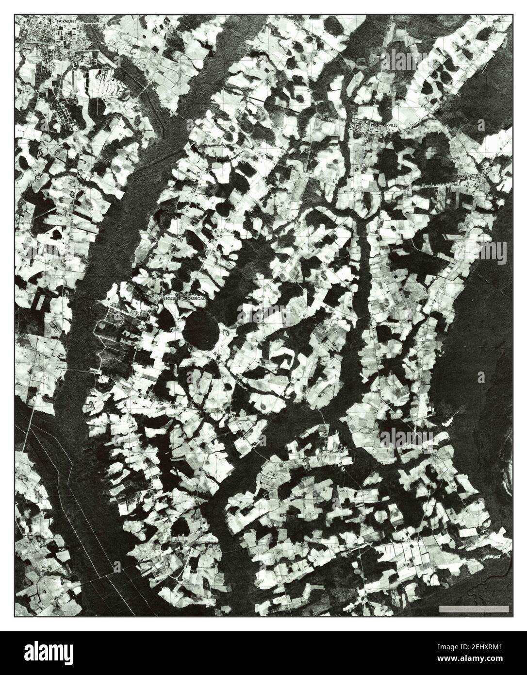 Fairmont, North Carolina, map 1976, 124000, United States of America
