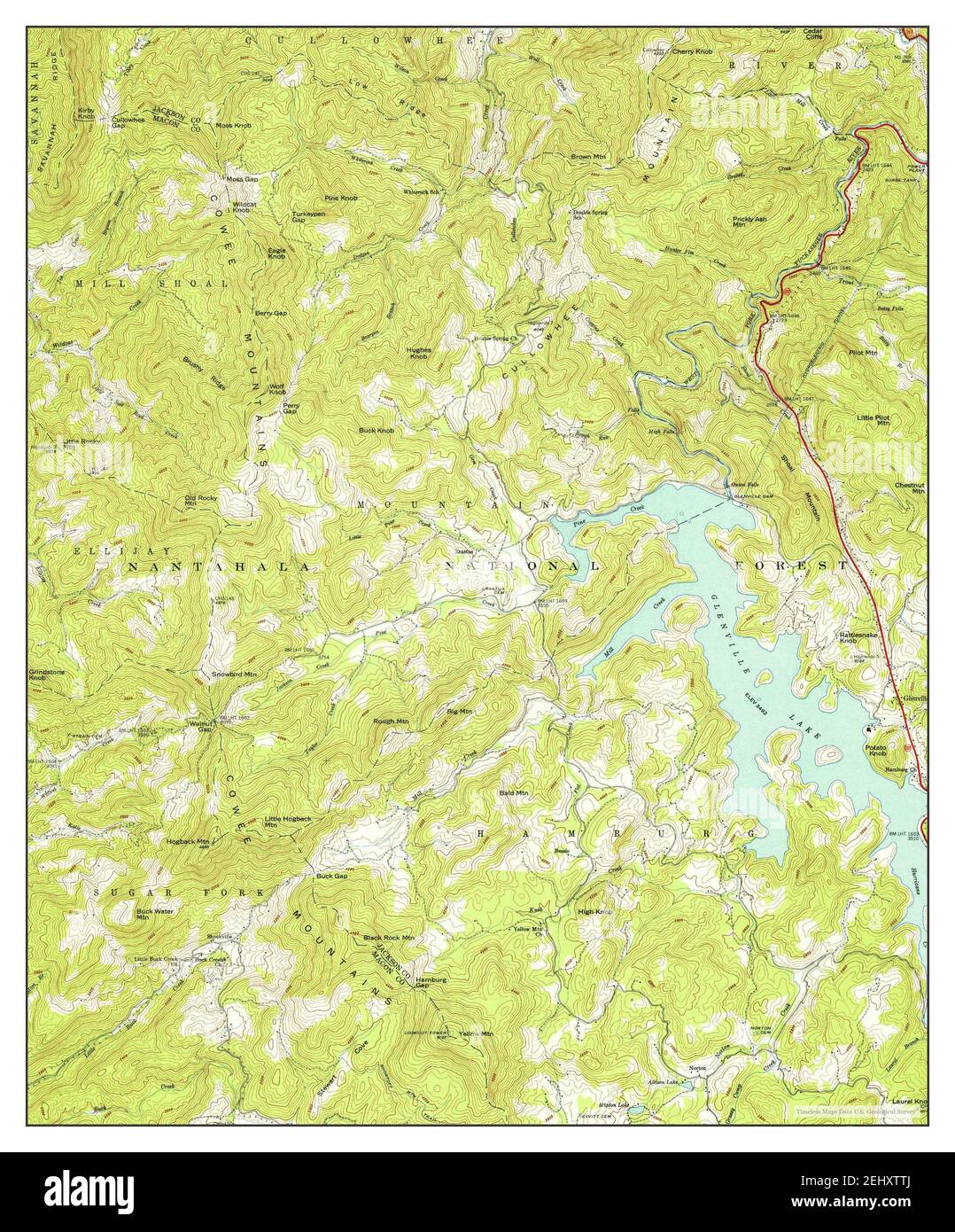 Glenville map hires stock photography and images Alamy