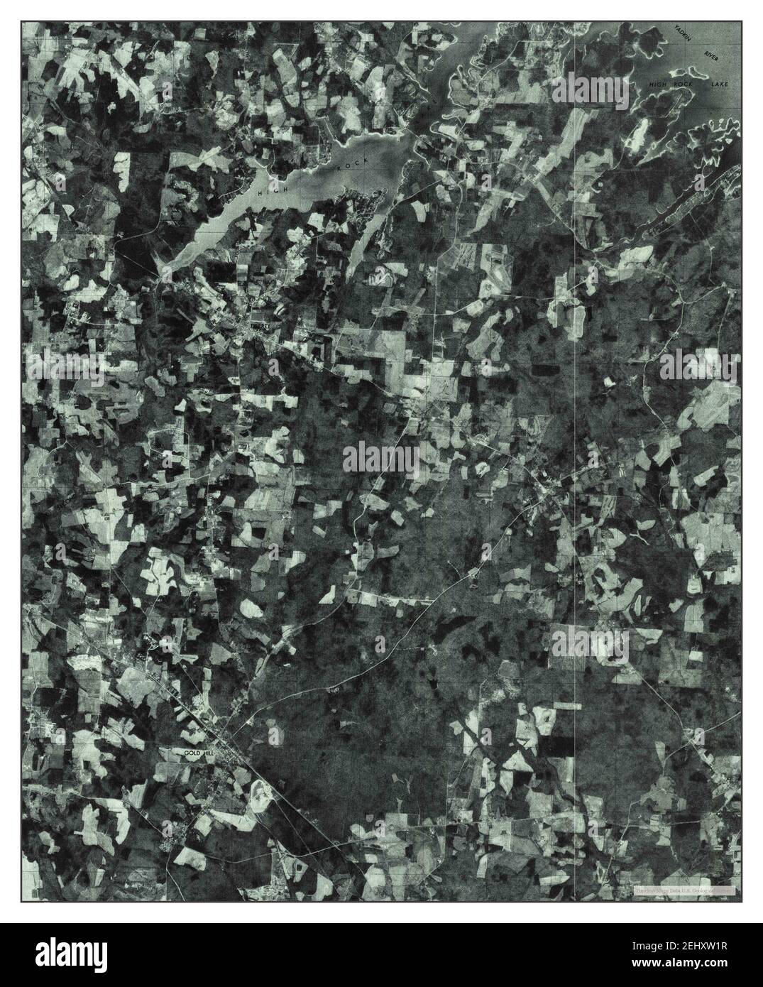 Gold Hill, North Carolina, map 1977, 124000, United States of America by Timeless Maps, data U