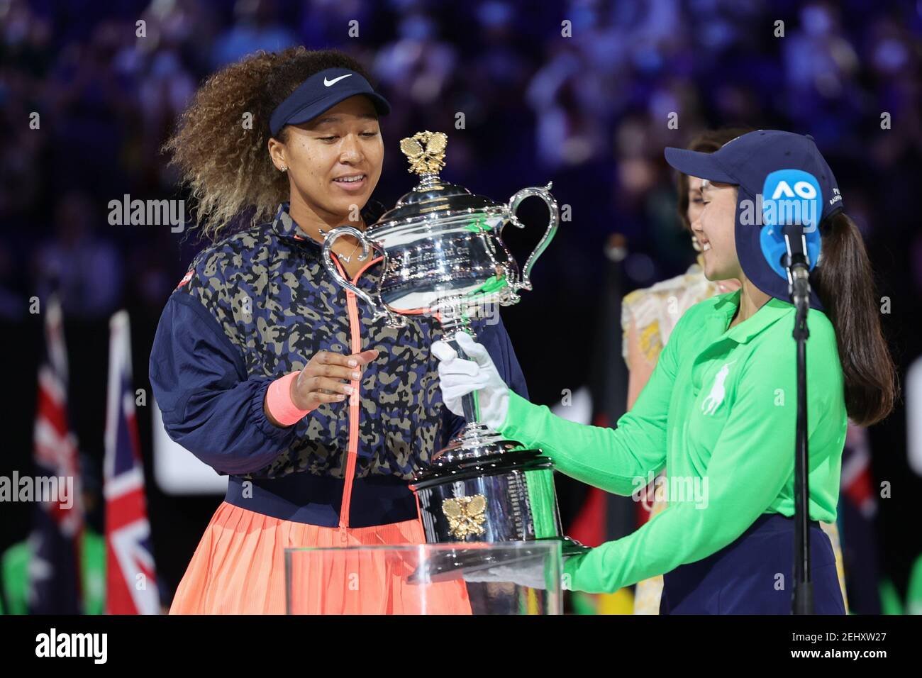 Melbourne, Australia. 20th Feb, 2021. 3rd seed Naomi OSAKA of Japan