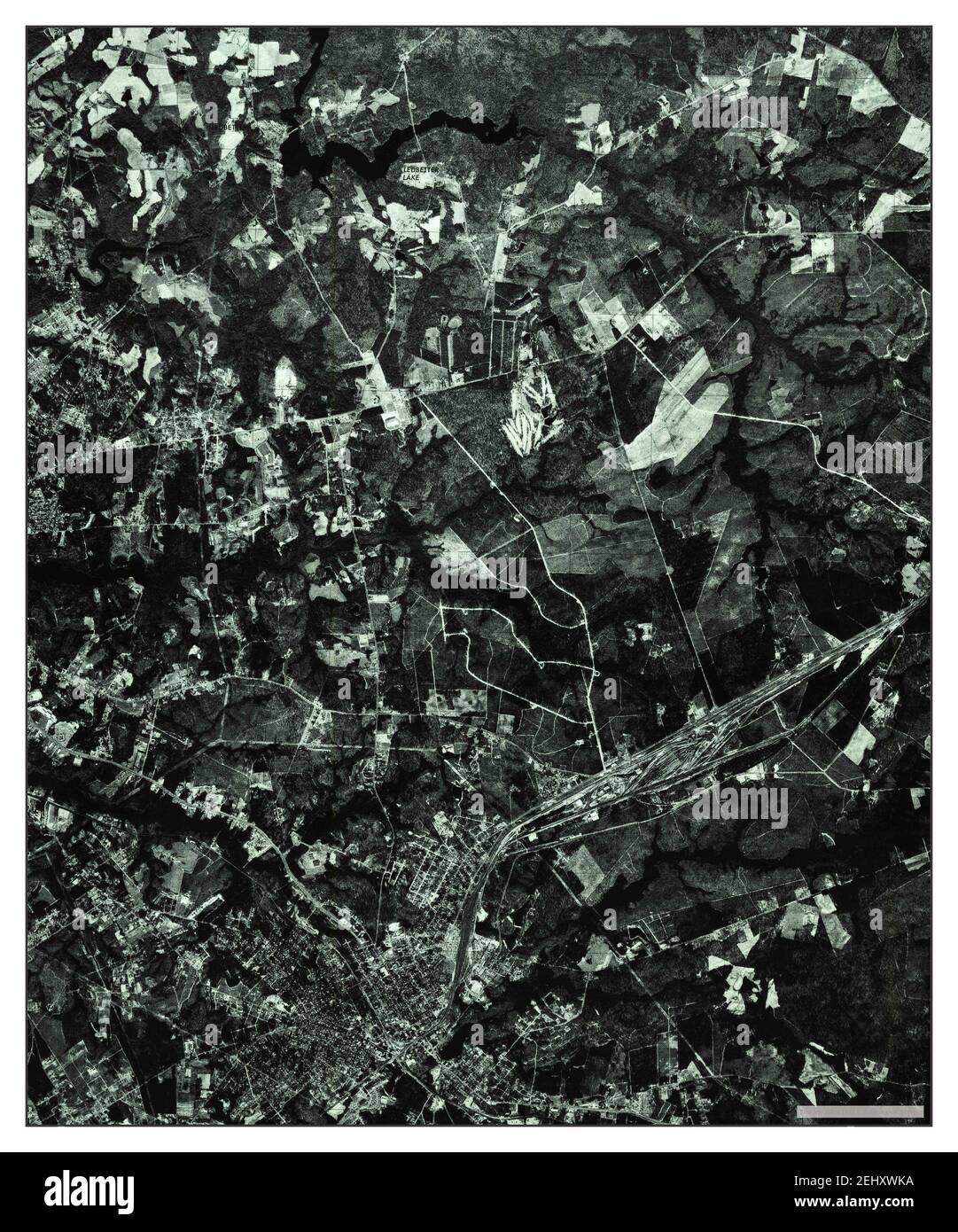 Hamlet, North Carolina, map 1976, 124000, United States of America by