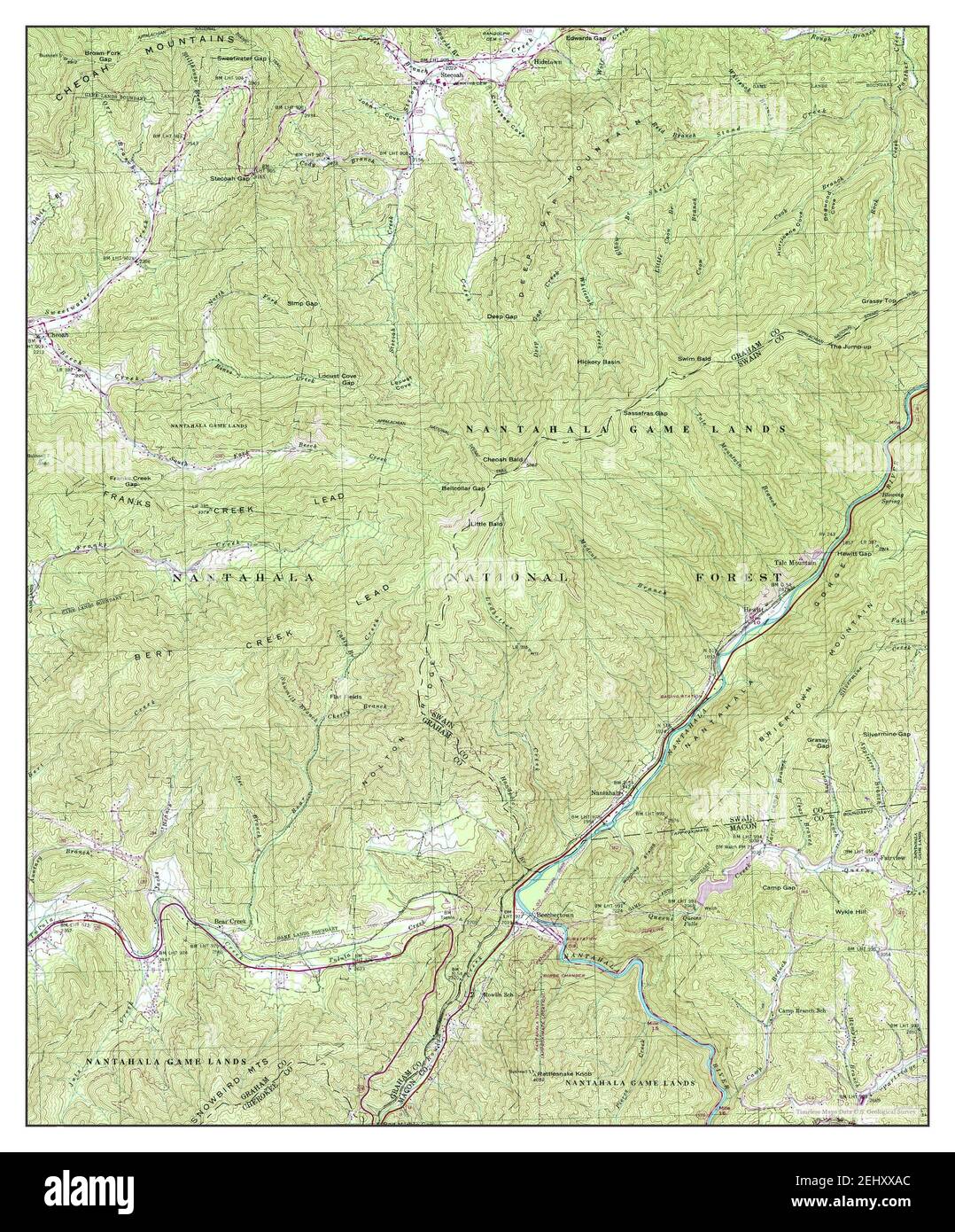 Hewitt, North Carolina, map 2000, 124000, United States of America by