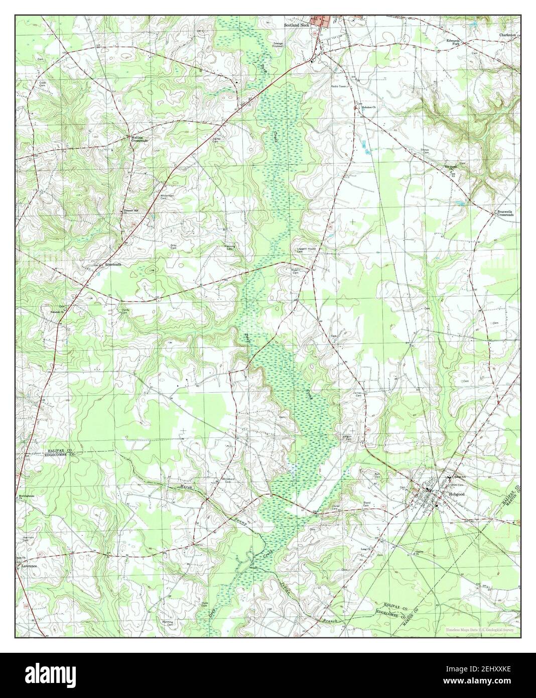 Hobgood, North Carolina, map 1997, 124000, United States of America by